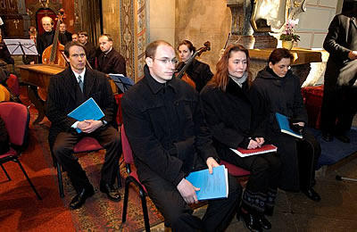 Johanns Passion (BWV 245) in St.-Gothards-Dom in Slan, 2. 4. 2005