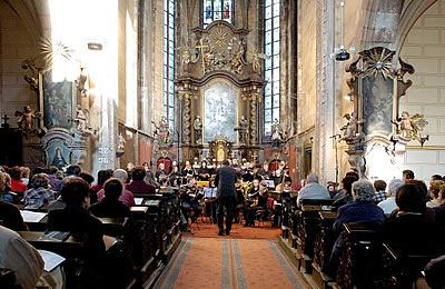 Janovy paije J. S. Bacha v chrmu sv. Gotharda ve Slanm